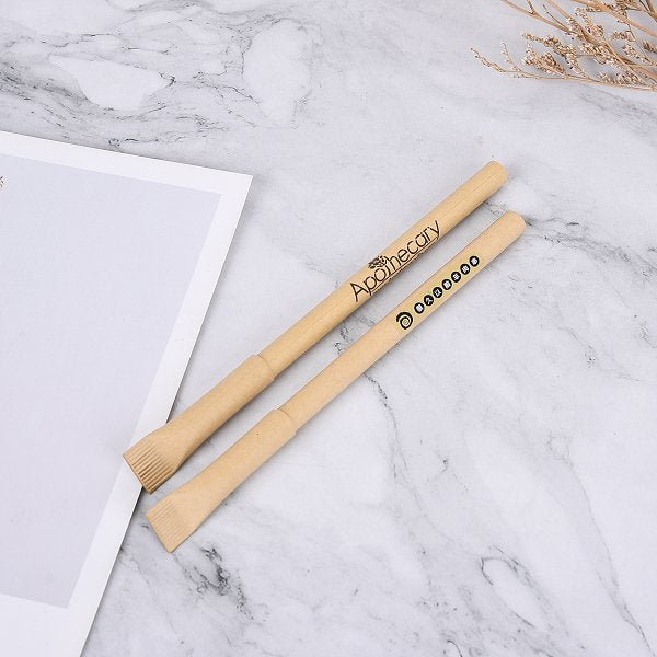 廣告筆-開蓋式環保廣告紙筆