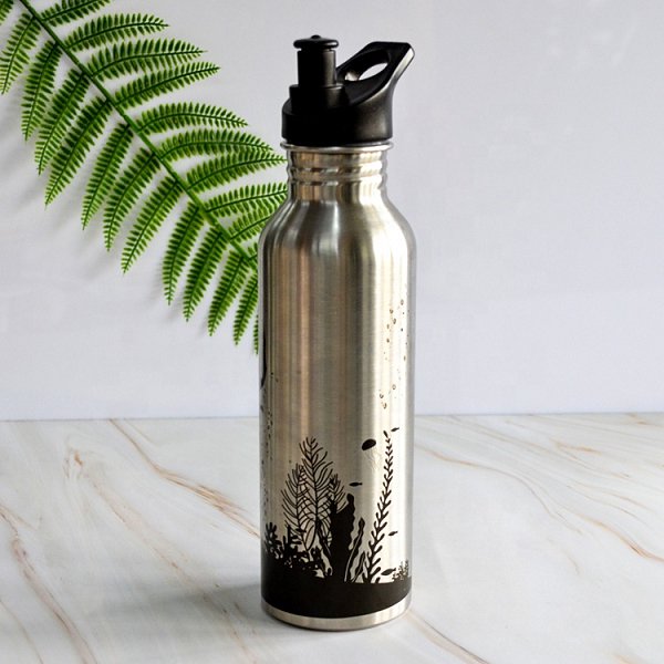 黑色吸嘴不銹鋼水壺