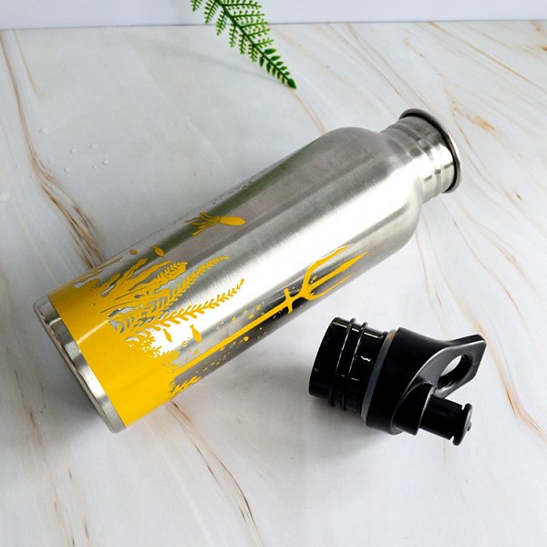 黑色吸嘴不銹鋼水壺