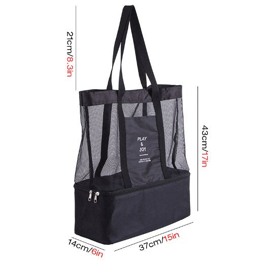 600D聚酯纖維網眼收納袋