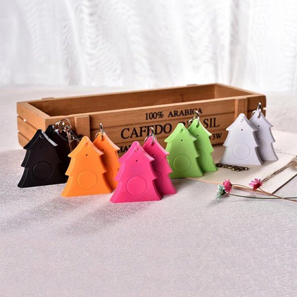 聖誕樹造型防丟鑰匙圈