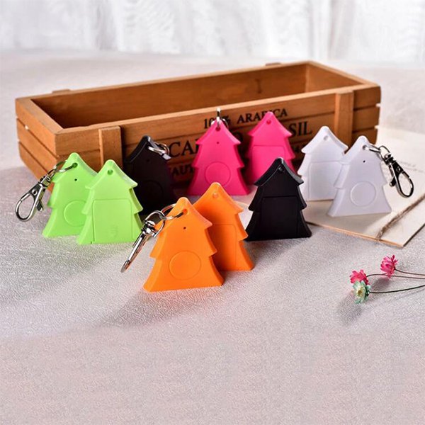 聖誕樹造型防丟鑰匙圈