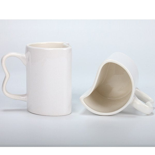 熱昇華情侶杯-300ml半圓型