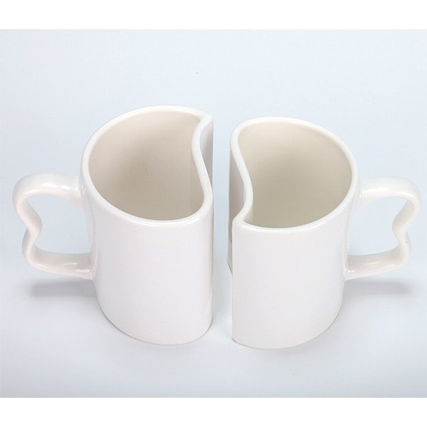 熱昇華情侶杯-300ml半圓型