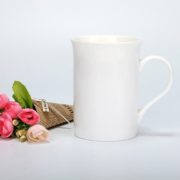 骨瓷馬克杯-300ml窄身寬杯口