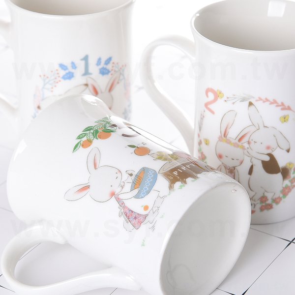 骨瓷馬克杯-300ml窄身寬杯口