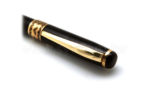 典雅黑金禮品筆-旋轉式廣告金屬筆-可客製化加印LOGO