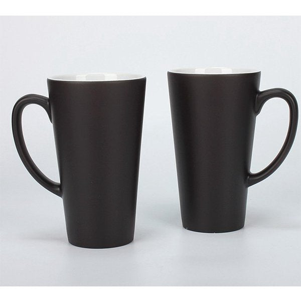 熱變色馬克杯-500ml霧面圓錐形