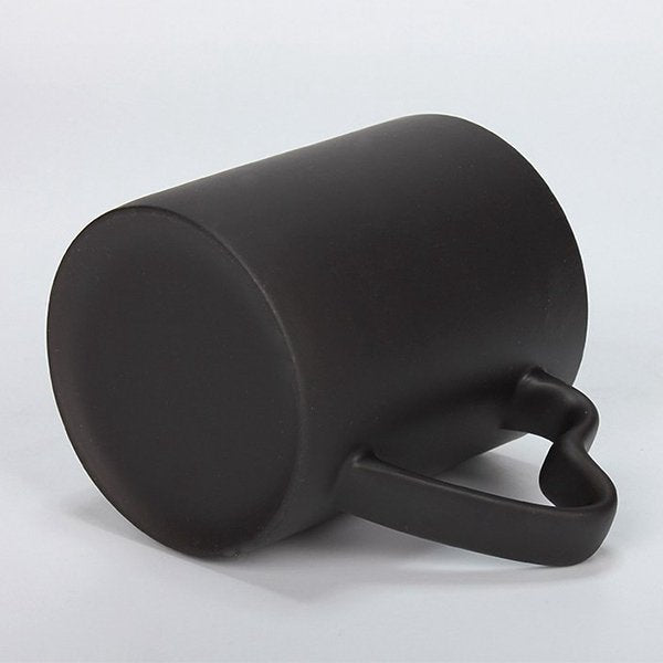 熱變色馬克杯-300ml心型手柄骨瓷杯