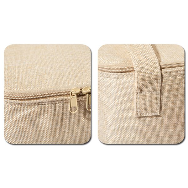 手提保冷袋-帆布-拉鍊式