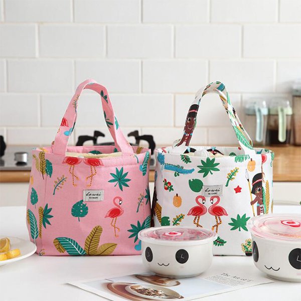 束口手提保冷袋-尼龍-束口繩