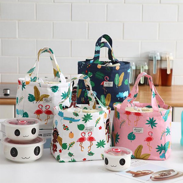 束口手提保冷袋-尼龍-束口繩