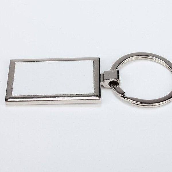 光滑長方型金屬鑰匙圈