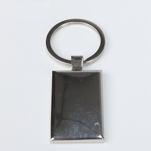 光滑長方型金屬鑰匙圈