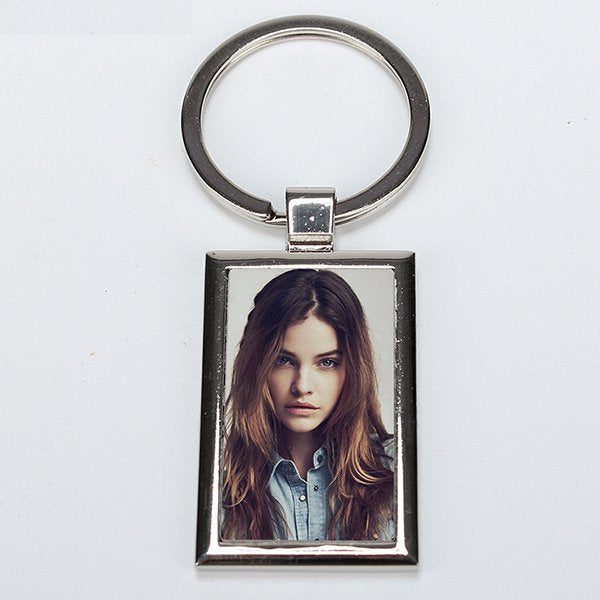 光滑長方型金屬鑰匙圈