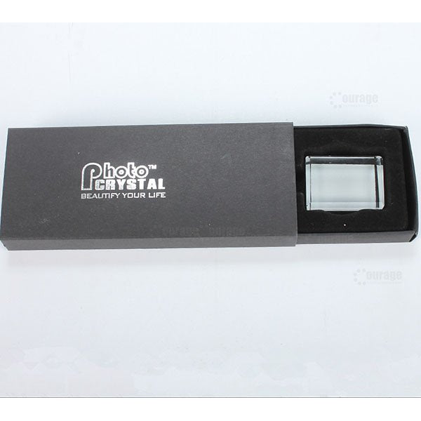 長方型熱轉印水晶鑰匙圈