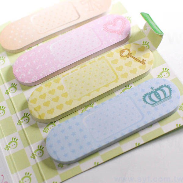 三折式封卡便利貼-三合一N次貼各30張彩色印刷-封面雙面彩色上亮膜