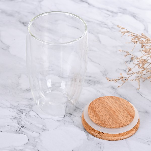 450ml雙層玻璃杯