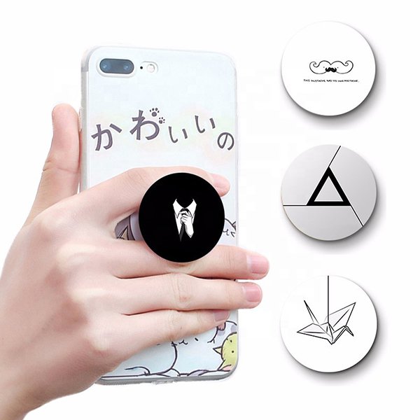 ABS手機架-背貼紙環扣支架