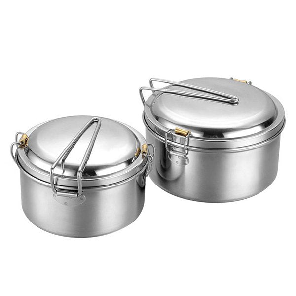 圓形手把不鏽鋼餐具盒-1.1L