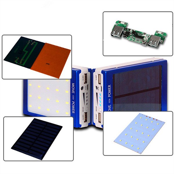 LED燈太陽能行動電源-20000mAh