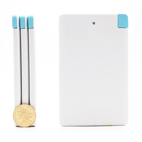 卡片形薄袖珍行動電源-2600mAh