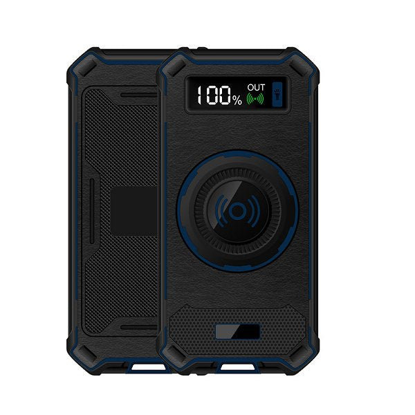 Qi無線充電太陽能行動電源