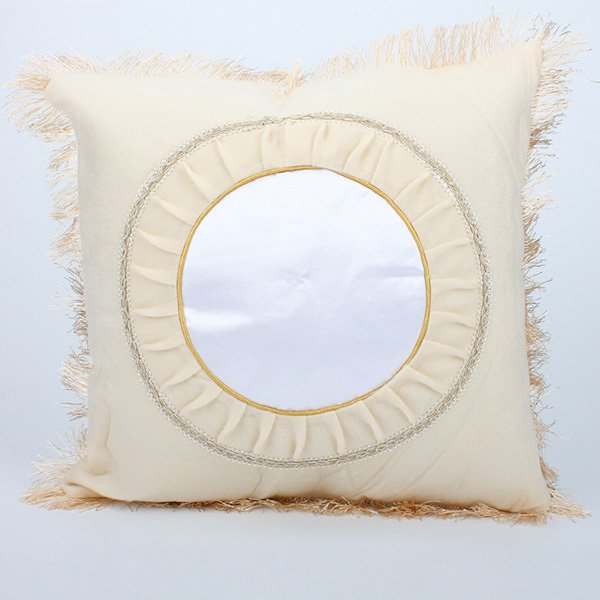 歐式流蘇圓形抱枕