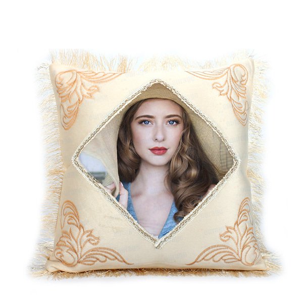 歐式流蘇圓形抱枕