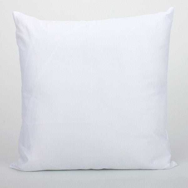 緞面白色抱枕