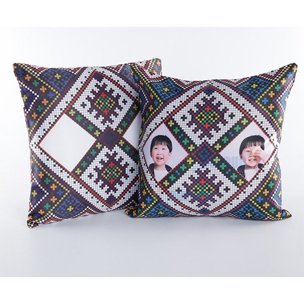 民族風抱枕-雙面印刷
