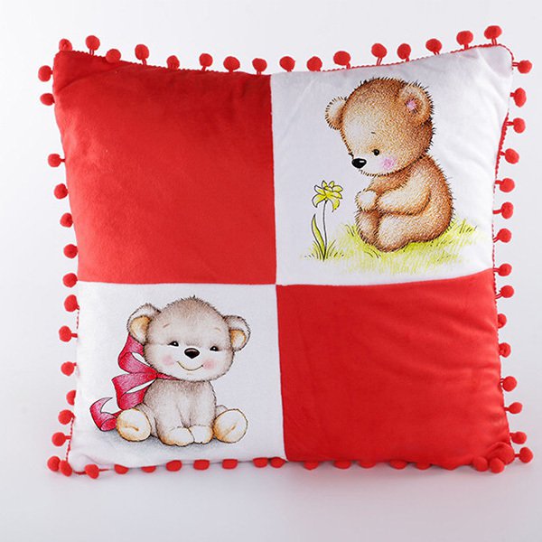 天鵝絨熱轉印抱枕