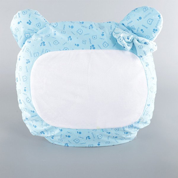 熊頭形狀絲絨抱枕