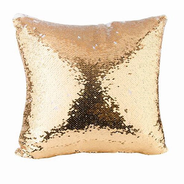 方形亮片抱枕