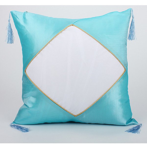 流蘇絲綢抱枕