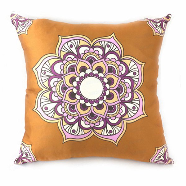 印花緞面豪華抱枕