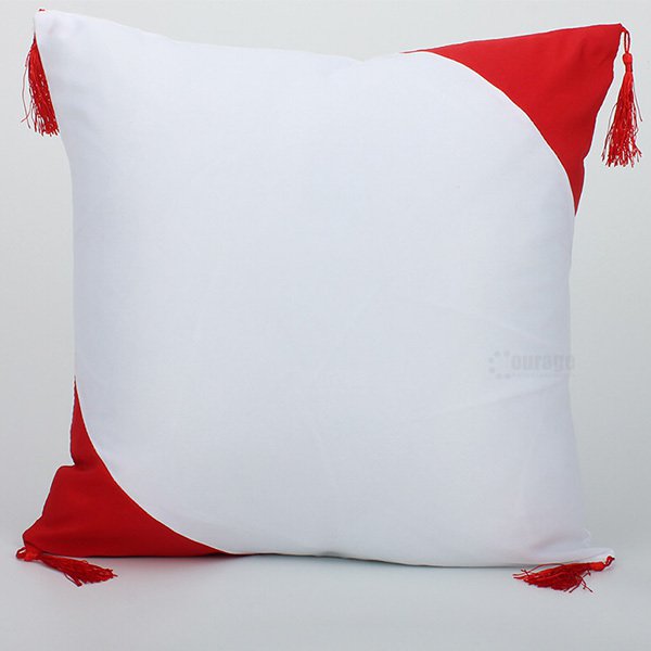 磨砂流蘇抱枕