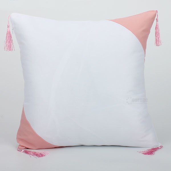 磨砂流蘇抱枕