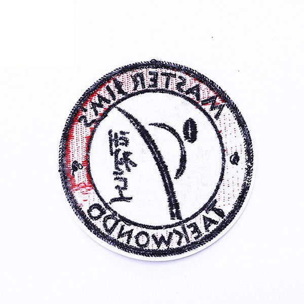 圓形徽章刺繡布貼
