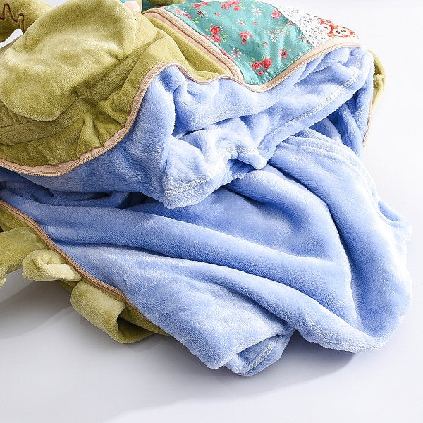 造型兩用涼被背包抱枕