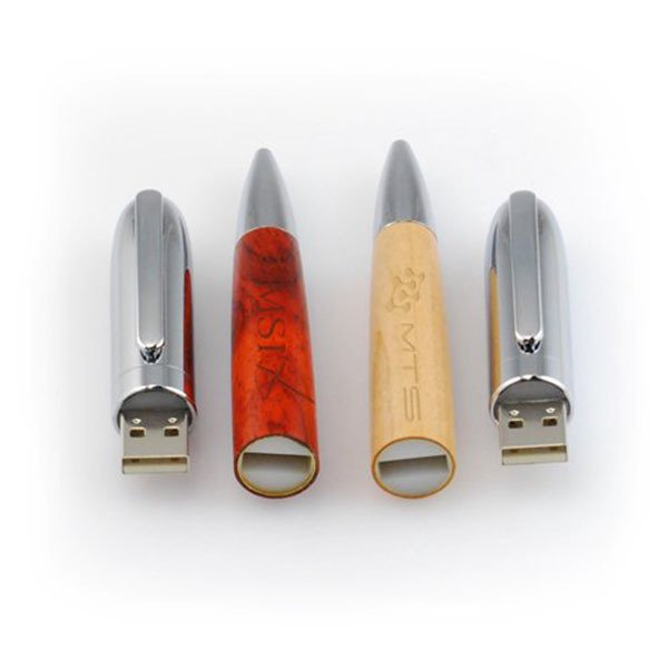 木製USB觸控筆-16G-筆筒USB