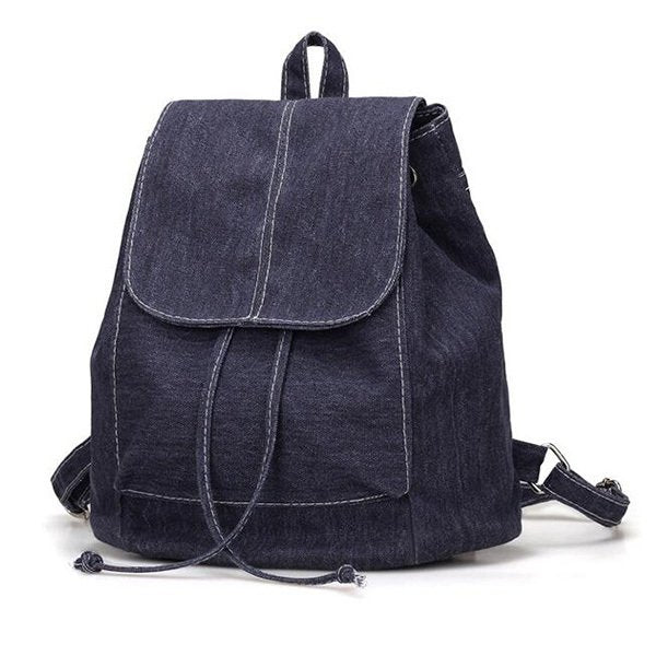 掀蓋後背包-帆布