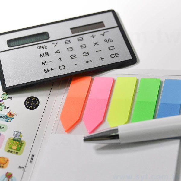 直式封卡便利貼-二合一N次貼可印刷-封面雙面彩色單面上霧膜加局部光-導圓角