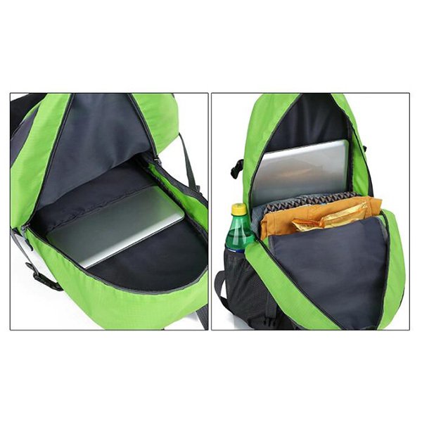 拉鍊後背包-聚酯纖維