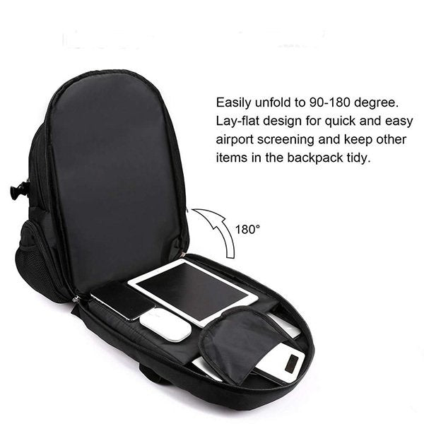 大容量拉鍊後背包