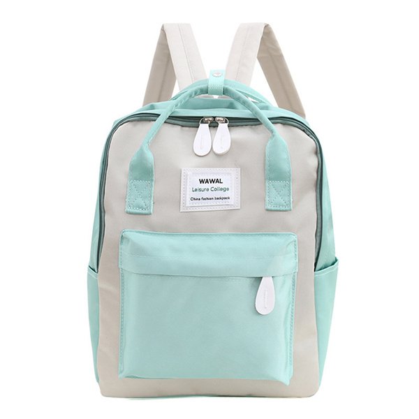 拉鍊後背包-尼龍