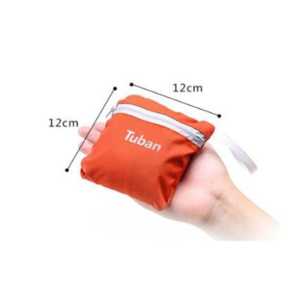 拉鍊後背包-防撕裂尼龍-可摺疊