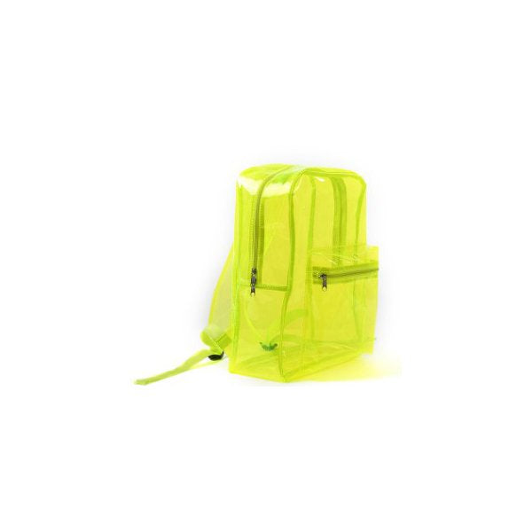 透明拉鍊後背包-PVC