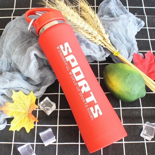 500ml-304不鏽鋼摺疊吸管蓋保溫杯