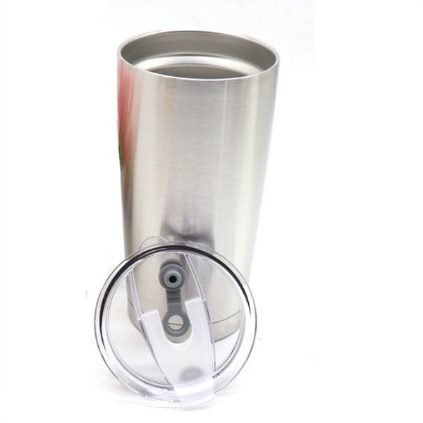 590ml-304不銹鋼附吸管孔掀蓋保溫杯